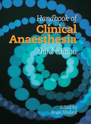 Handbook of Clinical Anaesthesia